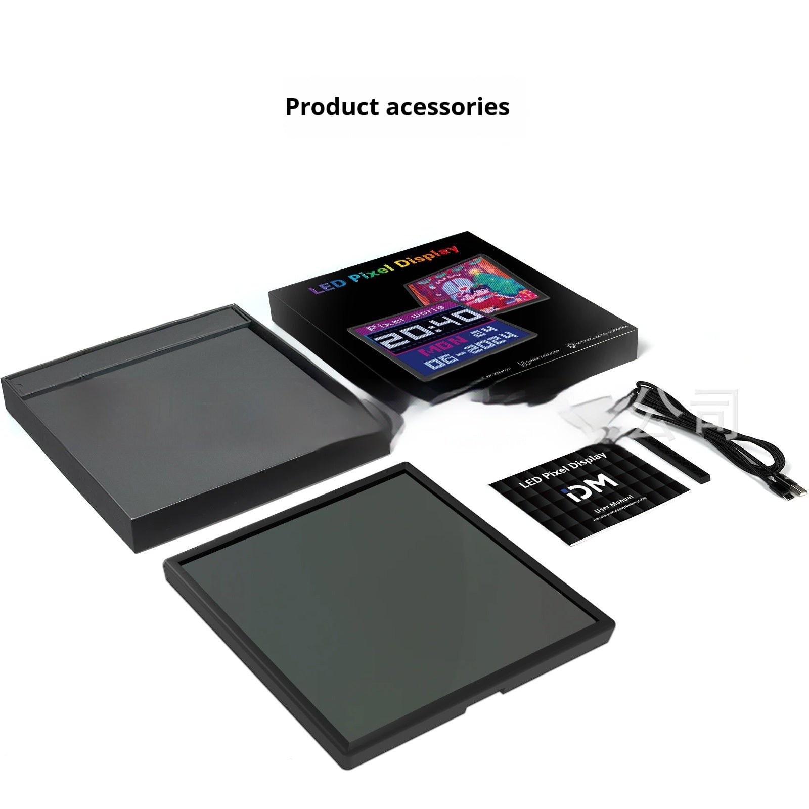 Bluetooth Game Tables LED Atmosphere Desktop Decoration DIY Photo Frame Gift Graffiti Pixel Screen